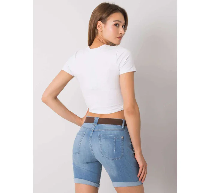 Šortky D85032C62033ZL150 svetlo modré