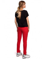 Kalhoty s nohavicemi červené model 18002585 - Moe
