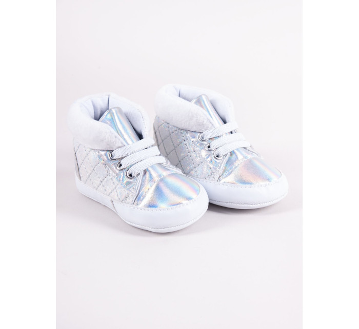 Yoclub Detské dievčenské topánky OBO-0191G-4500 Silver