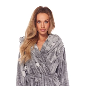 Dámsky župan 2212 Nela melange - L&L