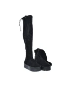 Dámské černé semišové boty na platformě model 21905119 - Big Star