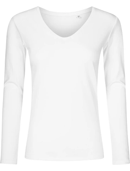 Dámské tričko do V s dl. rukávem X.O 40. white model 22515424 - Promodoro Dámské tričko do V s dl. rukávem X.O 40. white model 22515424 - Promodoro