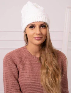Dámska čiapka Lorena K377 biela