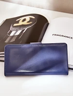 Portfel Damski Z Eko Skóry Granatowy Kalinessa