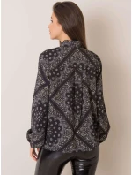 Blúzka DHJ BZ 12182 4.31P čierna a béžová