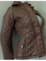 Dámska sezónna bunda 7059A hnedá - Goodlooking