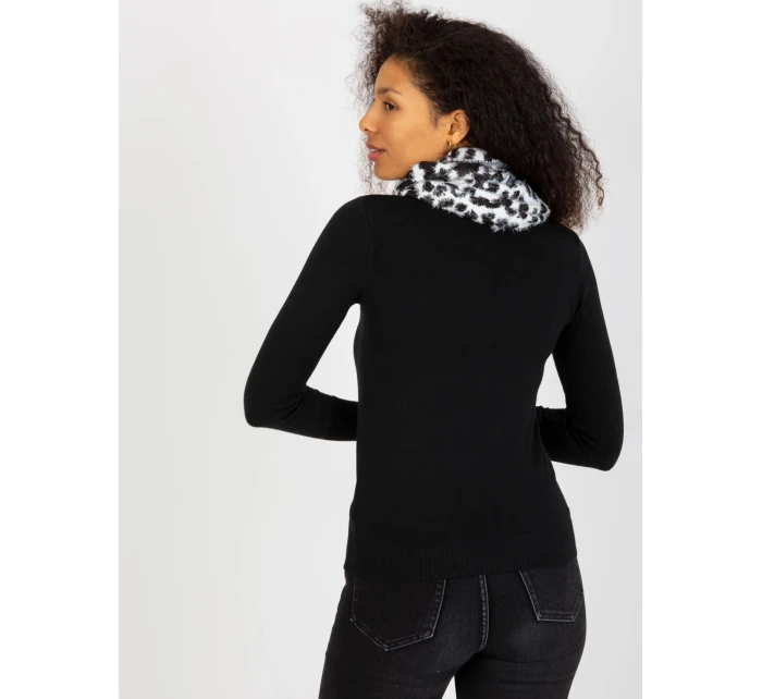 Dámská šála AT KM ENEC Bílá s černou model 21782940 - FPrice Dámská šála AT KM ENEC Bílá s černou model 21782940 - FPrice