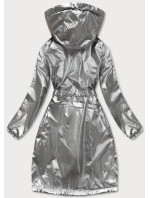 Stříbrná dámská bunda pro přechodné období model 16735399 - KAMADA