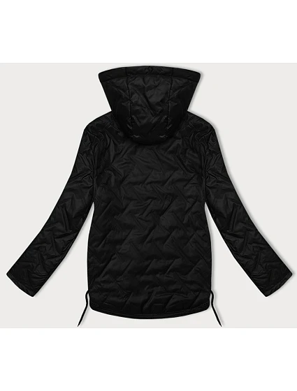 ocieplana krótka kurtka damska z kapturem Goodlookin czarna model 22021299 - S'WEST ocieplana krótka kurtka damska z kapturem Goodlookin czarna model 22021299 - S'WEST