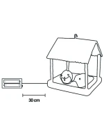 VTÁČIA BÚDKA VIEDOL DEKORÁCIE 185X165X230MM ŠEDÁ BALDACHÝN VTÁČIA BÚDKA VIEDOL DEKORÁCIE 185X165X230MM ŠEDÁ BALDACHÝN