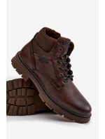 Trapery Męskie Ocieplane Wrangler 20253034.IKU Ciemnobrązowe