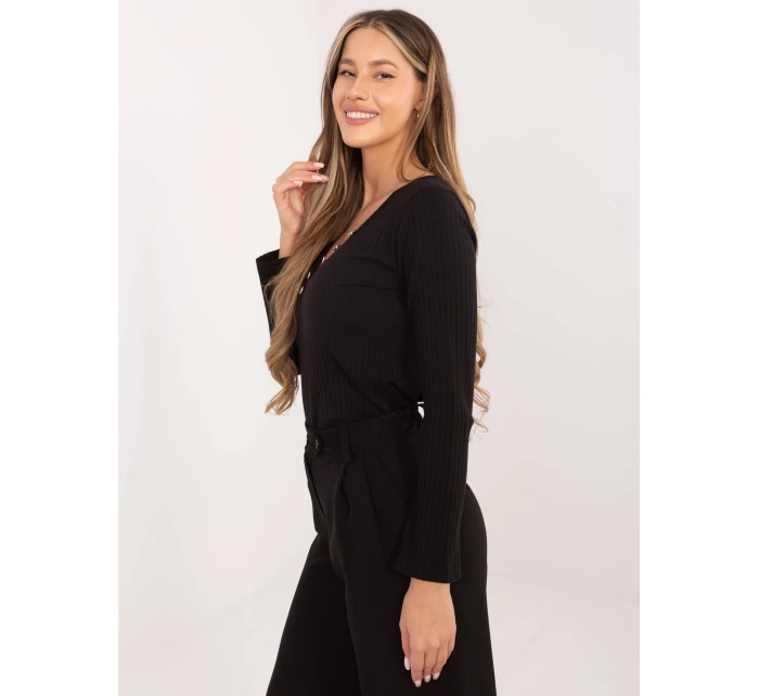 Bluzka RV BZ model 21799725 czarny - FPrice Bluzka RV BZ model 21799725 czarny - FPrice