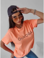 Dámské tričko model 18497203 lososové - Ola Voga