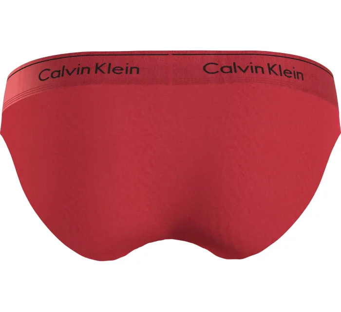 Dámske nohavičky BIKINI 000QF7451E XAT červené - Calvin Klein