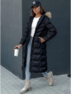 Dámsky zimný kabát LUXWARM čierny FashionStreet TY4374