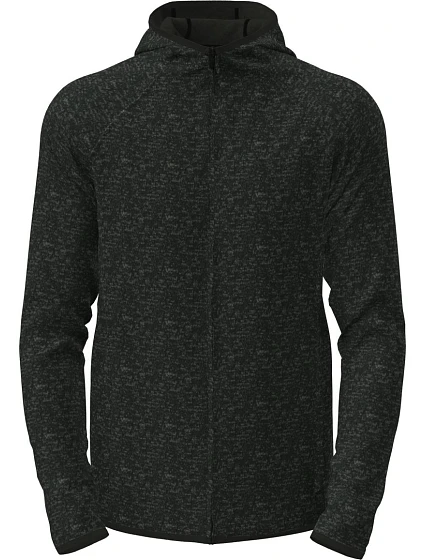 Stedman Lux Knit Fleece Jacket Men – Pánska pletená fleecová bunda s kapucňou 05.5460 black opal heather