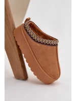 Detské/módne snežnice Jolisse s výšivkou na platforme - ťava Detské/módne snežnice Jolisse s výšivkou na platforme - ťava