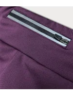 Tmavo fialové trekingové legíny (54350)