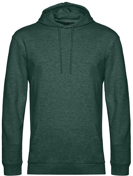 B&C #Hoodie Pánska mikina s kapucňou 01.U03W tmavozelená melírovaná B&C #Hoodie Pánska mikina s kapucňou 01.U03W tmavozelená melírovaná