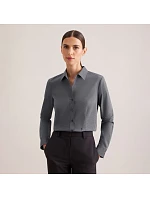 Blouse Slim LSL Halenka s dlouhým rukávem model 22501357 mid blue - Seidensticker Blouse Slim LSL Halenka s dlouhým rukávem model 22501357 mid blue - Seidensticker