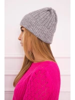 Tenká čiapka Wioletta K251 svetlo šedá Tenká čiapka Wioletta K251 svetlo šedá