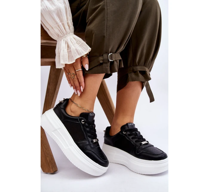 Dámské klasické sportovní boty model 21611265 Černe - Goe