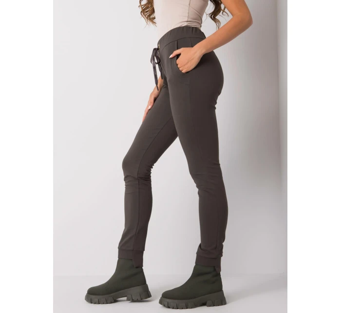 Tepláky RV DR 6202.27P tmavá khaki