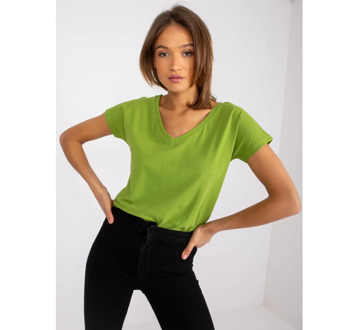 Tričko RV TS 4832.42P svetlo zelená