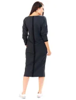 Dámske šaty A197 tm.šedá - Awama