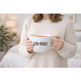ZAS_RÁNO - MEGA XXL keramický hrnček 1000 ml