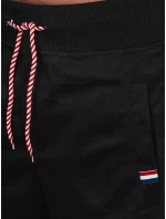 Pánské černé teplákové kraťasy Dstreet model 21968485 - FashionStreet Pánské černé teplákové kraťasy Dstreet model 21968485 - FashionStreet