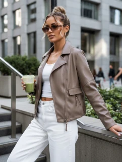 Dámske kožené krátke sivé ramones FashionStreet TY5631