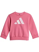 Detské tepláky Adidas Essentials ružovo-sivé JY0303