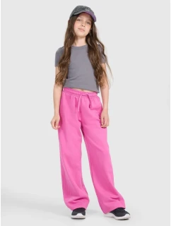 Dievčenské tepláky so širokými nohavicami 4F 4FJRAW25TTROF1601-54S