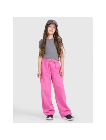 Dívčí tepláky s širokými nohavicemi model 21907174 - 4F Dívčí tepláky s širokými nohavicemi model 21907174 - 4F