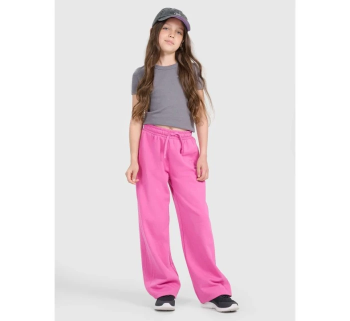 Dívčí tepláky s širokými nohavicemi model 21907174 - 4F Dívčí tepláky s širokými nohavicemi model 21907174 - 4F