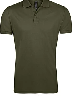 SOL'S Prime Men Pánske polo tričko z hrubej bavlny 25.0571 armádna zelená