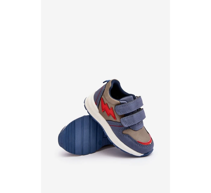 Dětské sportovní boty s zipem modré model 21632853 - EVENTO