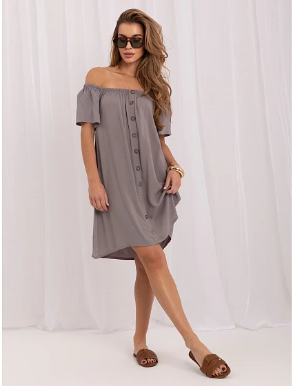 Šaty D73761M30196A sivé Šaty D73761M30196A sivé