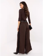 Nohavice MI SP 62440.56 tmavohnedé