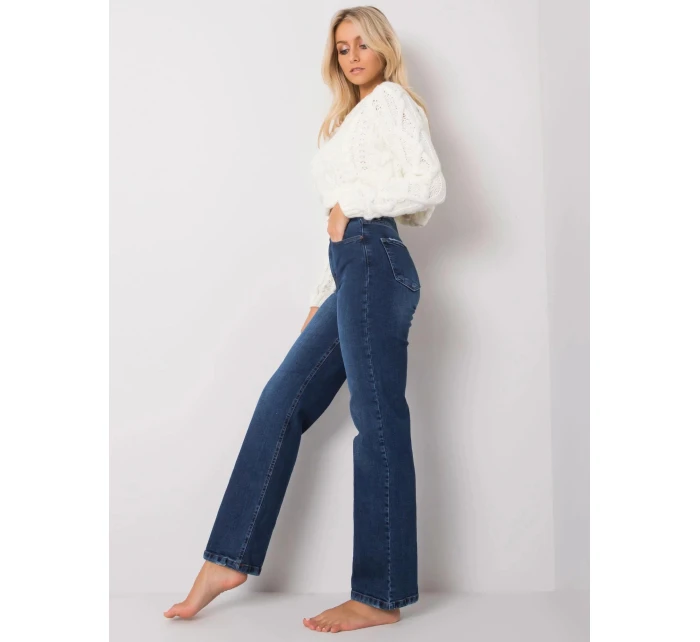 Džínsové nohavice MR SP 351.72P tmavomodré - FPrice