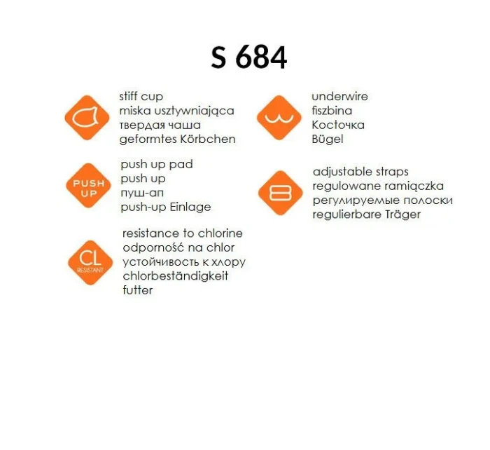 Dámske jednodielne plavky Bayamon 11 S 684BM11 - Self Dámske jednodielne plavky Bayamon 11 S 684BM11 - Self