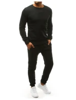 FashionStreet čierna pánska tepláková súprava AX0377