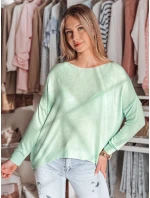 Dámský oversize hladký svetr mint Dstreet model 21986075 - FashionStreet