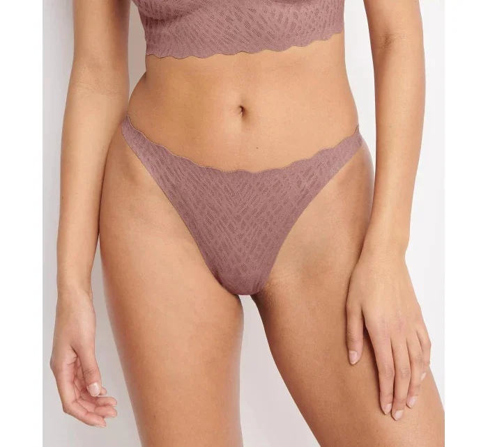 Dámske tangá ZERO Feel Bliss String - BROWN - svetlohnedé 1141 - SLOGGI