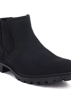 Pánské vysoké kotníkové boty, černé, model 22348417 - VanHorn