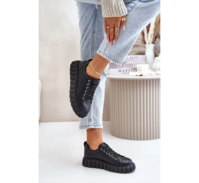 Zateplené dámské sneakersy Big Star model 21676113 Černé - Big Star Shoes