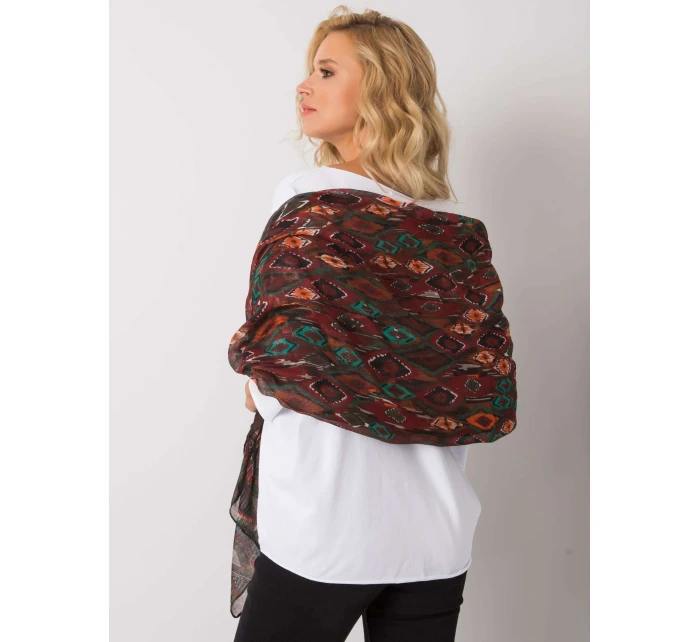 Závoj AT CH F106008 tmavohnedý