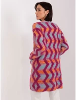 Sweter AT SW model 21768449 fuksjowy - FPrice Sweter AT SW model 21768449 fuksjowy - FPrice