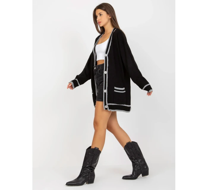 Dámsky sveter LC SW 0333 čierny